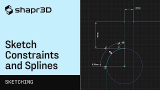 Sketch constraints and splines