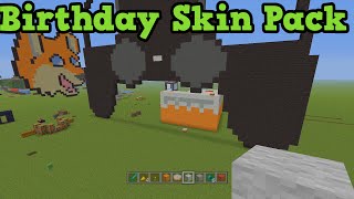 Minecraft PS3: FREE Playstation Birthday Skin Pack