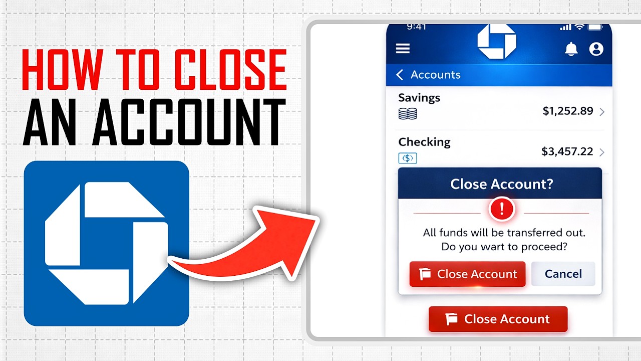 Watch How To Close an Account On Chase App (Full Guide) on YouTube Watch How To Close an Account On Chase App (Full Guide) on YouTube