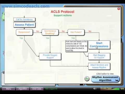 SimCode ACLS - Asystole Tutorial