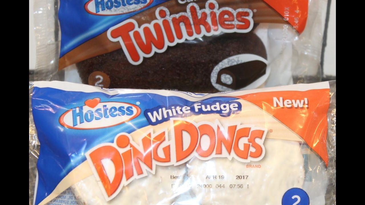 Hostess Chocolate Cake Twinkies & White Fudge Ding Dongs Review YouTube Hostess Chocolate Cake Twinkies & White Fudge Ding Dongs Review YouTube