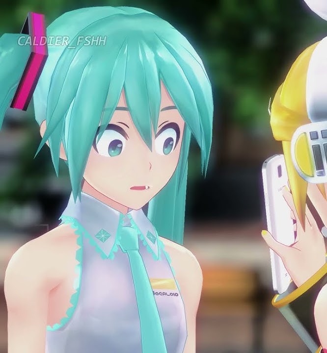 Miku & Rin kith #vocaloid #rin #miku