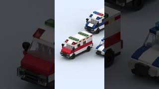LEGO Ambulance (emergency car) #legomoc  #legocreation