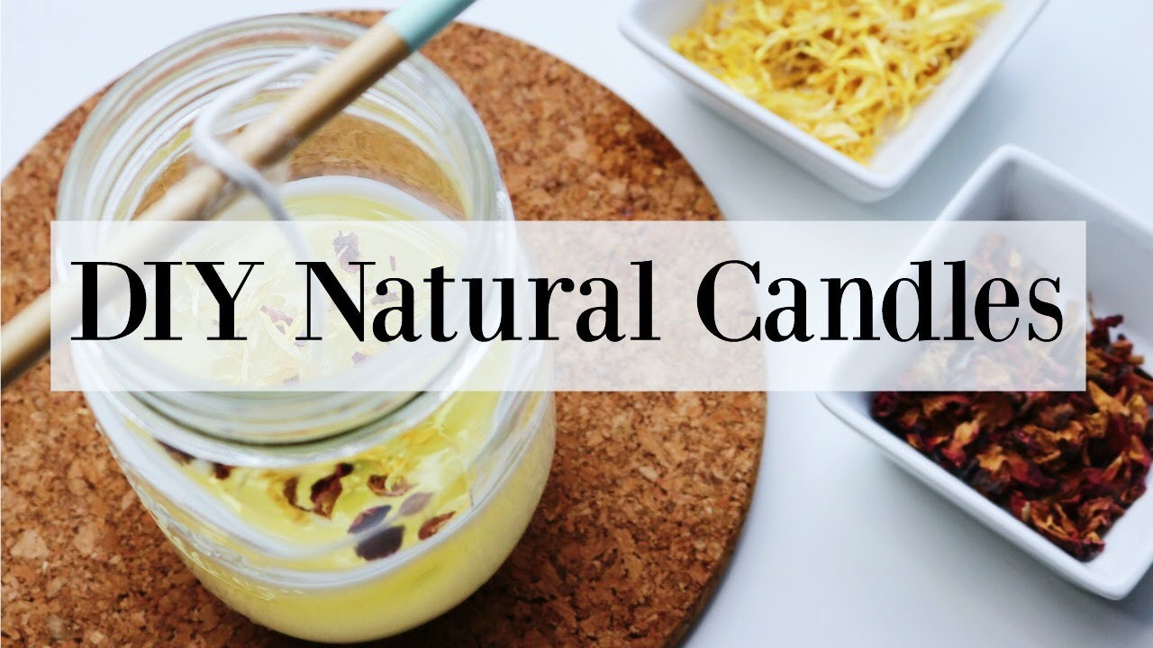 DIY Candle Recipe Using Natural Ingredients - DIY Recipe Video Included