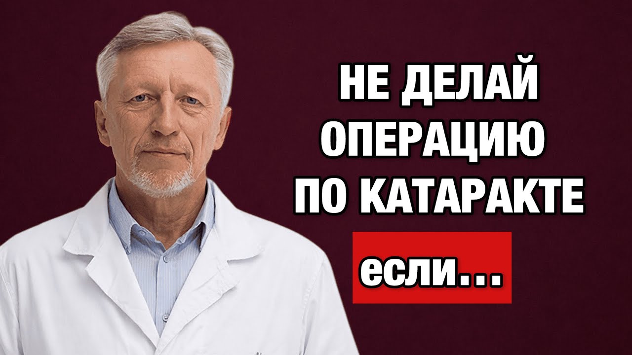 Катаракта — не приговор: почему вам рано соглашаться на операцию