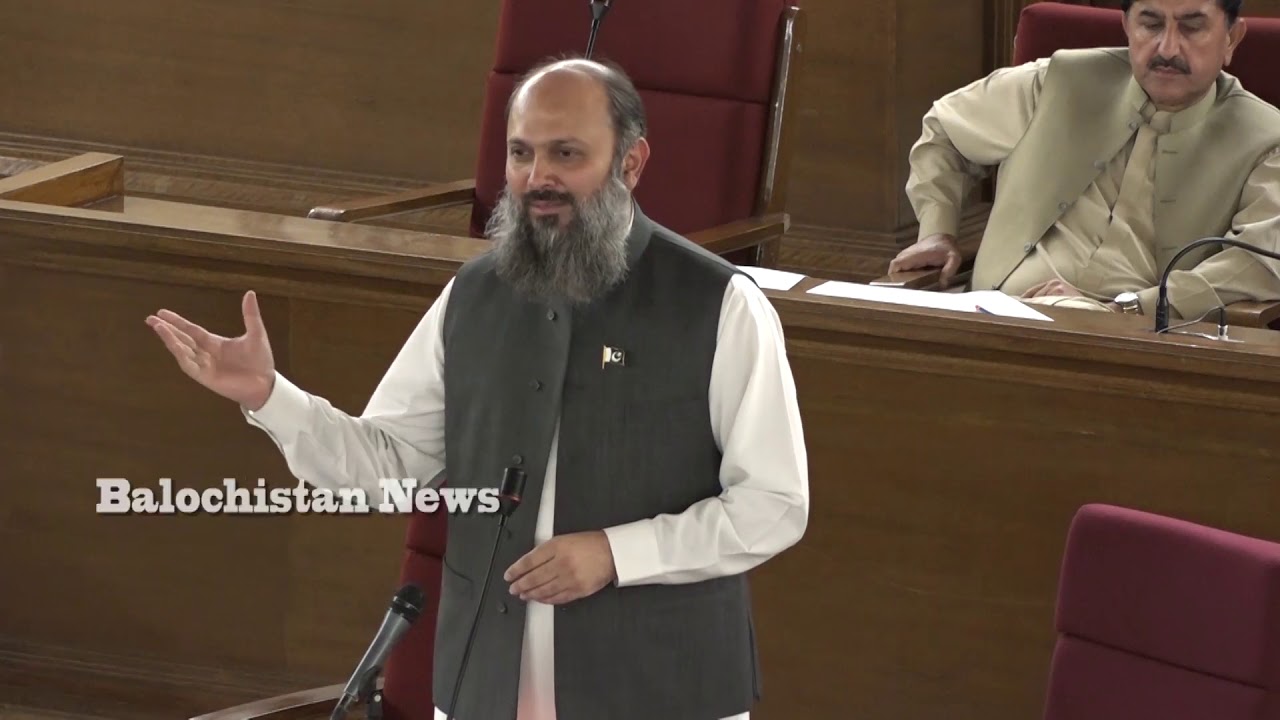 Cm Balochistan Jam Kamal Great Speech In Balochistan Assembly Youtube