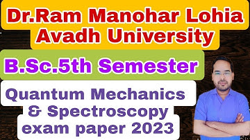 Physics exam analysis of B.Sc.5th Sem.|Avadh University|by Navneet Gautam