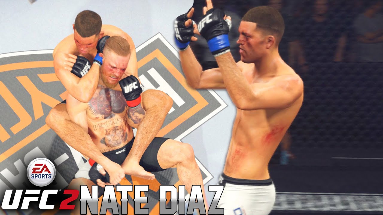 dat boi fifa Nate Diaz Back AGAIN With The HANDS! Diaz and McGregor Brawling! EA Sports UFC 2 Online Gameplay