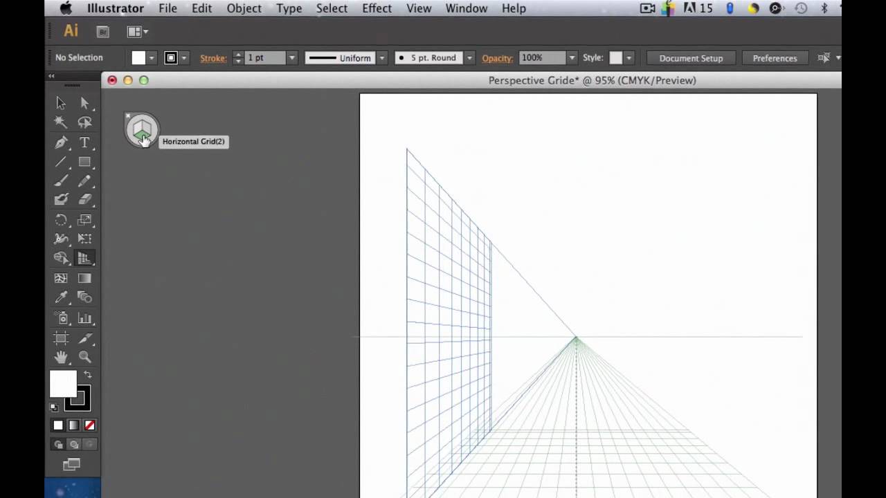 Adobe Illustrator Perspective Grid 1p Youtube