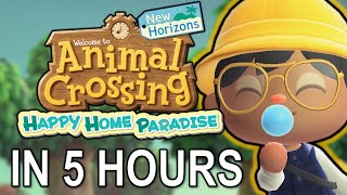 an unhinged *SPEEDRUN* of Happy Home Paradise