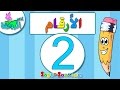اناشيد الروضة تعليم الاطفال الارقام الرقم 2 المغرب العربي بدون موسيقى بدون ايقاع 