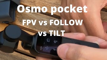 osmo pocket 1/2_ fpv follow mode tilt lock explained #dji #osmopocket