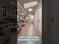 ❤️ Watch this red expandable house transform from a compact container into a beautiful living space!