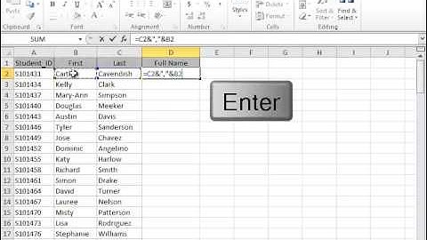 Concatenate and TRIM in Excel