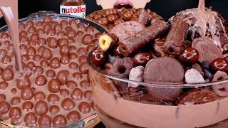 Asmr Ferrero Rocher Chocolate Cake Maltesers Ice Cream Dessert Mukbang초콜릿 먹방 チョコレート 咀嚼音eating Sounds