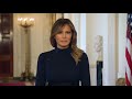 A Message for Parents from First Lady Melania Trump