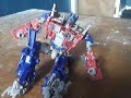 Optimus Prime&#39;s Transformation Stop Motion Test!