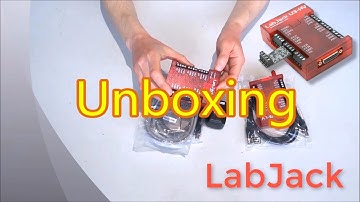 Unboxing LabJack U3-LV and T4 donated for the SignalLab and OpenWire Studio development
