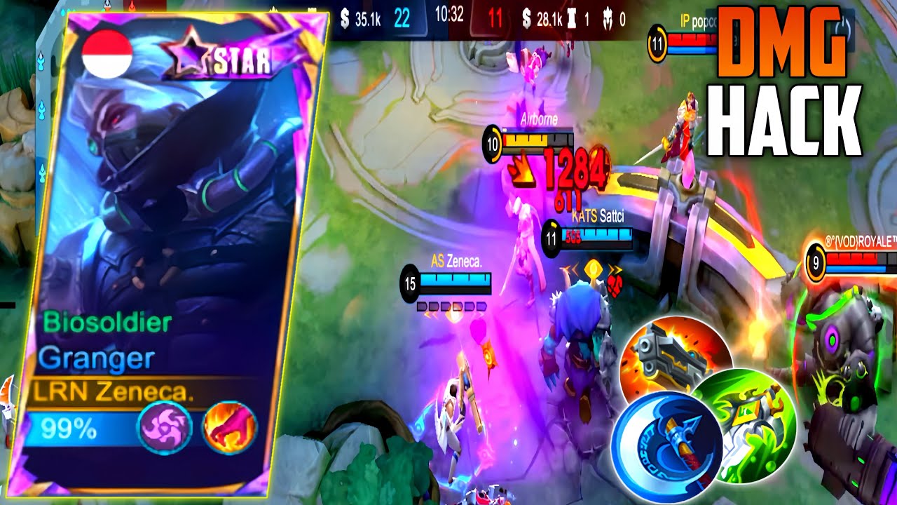 Akhirnya🔥Best Granger Full Damage 100% Broken | Build Top global Granger | Build Granger Tersakit