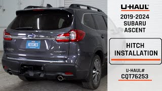 2020 Subaru Ascent Trailer Hitch Installation