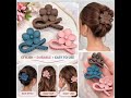 Floral Hair Claw Clip for Women and Girls, Matte Finish, Strong Grip, Lightweight, Pack of 3