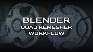 Blender - Quad Remesher Workflow