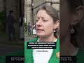 Lib Dem MP Helen Maguire condemned protests that took place in Epsom town centre 🔴