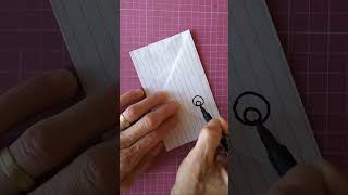 Envelope com folha de caderno