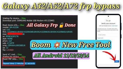 Galaxy A32/A52/A72/A71/A51 Frp bypass 2024 /All samsung Android 11/12/13/14 Frp unlock ADB Error Fix