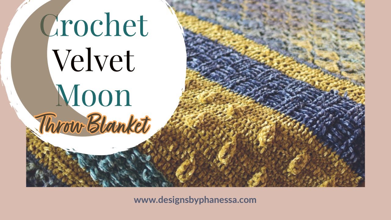 Velvet Crocheted Blanket Pattern - Vel Luxe Throw – Mama In A Stitch