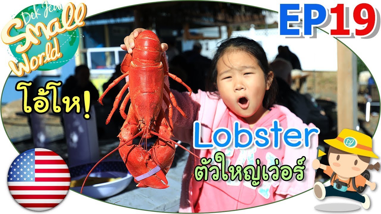 เด็กจิ๋ว@USA Ep19 ล็อบสเตอร์อเมริกา ตัวใหญ่จัง (Lobster)