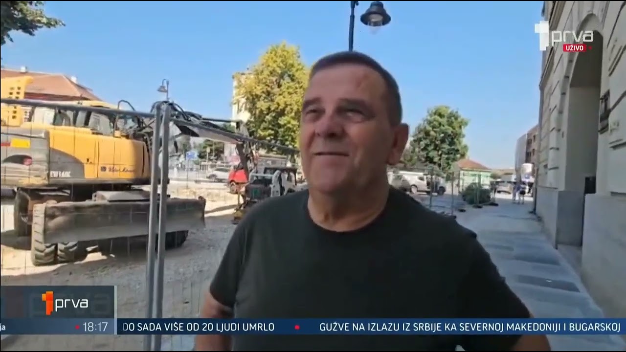 Prva TV - Gradski trg u Čačku lepši je nego ikad