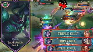 NEW META 100% BROKEN!! ZHASK ATTACK SPEED ABUSE HACK DAMAGE !! ZHASK BEST BUILD 2026 TOP GLOBAL MLBB