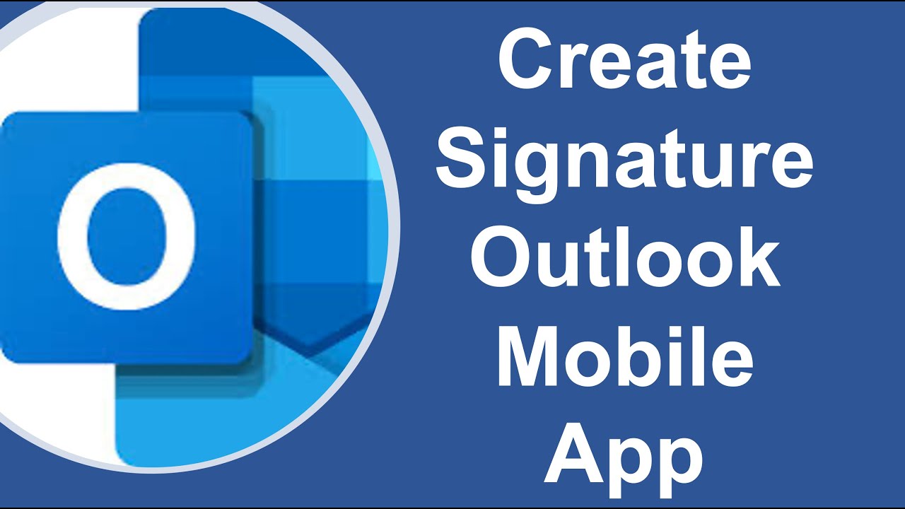 how to add signature in outlook ios