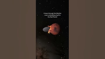 Spinning Ellipsoid vs. Mars 💥😲 #spacesim