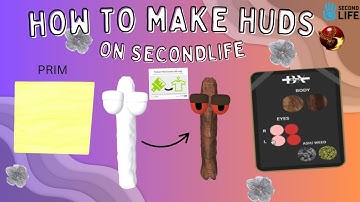 How to Make A  HUD on SecondLife (Different Faces & Links)