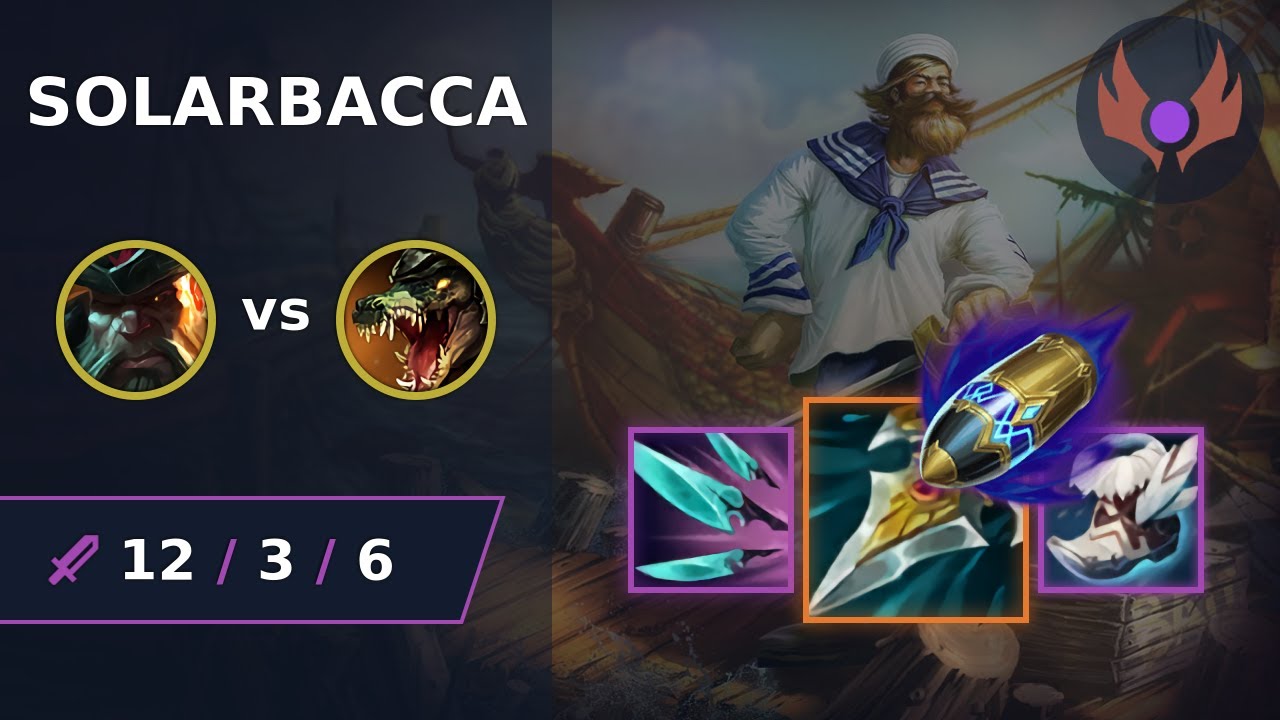 [ solarbacca ] Gangplank TOP vs Renekton | EUW MASTER | LOL Season 2023 ...