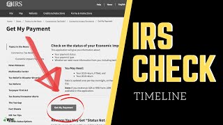 New IRS Stimulus Check Timeline (longer delays?)