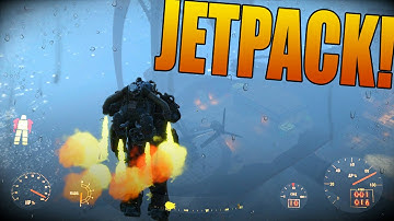 Fallout 4 - Part 56 - POWER ARMOR JETPACK MOD! (Let