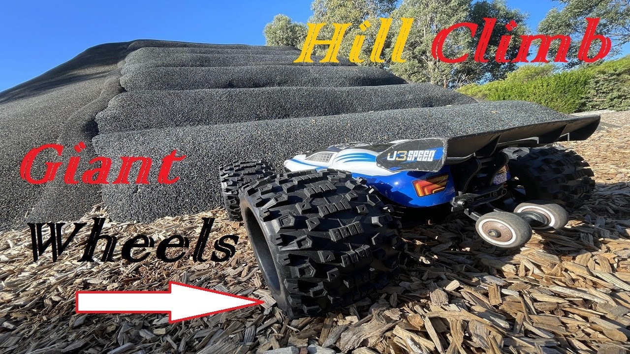 Hill Climb!!! Upgraded Version JLB 120Amp | Giant Wheels RC Car