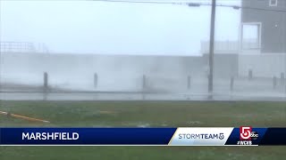 Wind, rain whip Marshfield leaving most without power