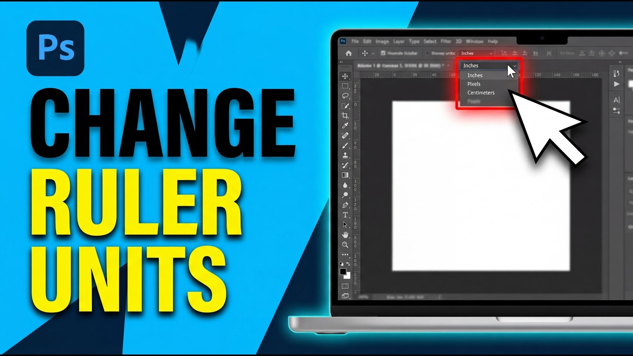 Change Ruller How to Change Ruler Units in Photoshop 2026 (Right Way) - YouTube