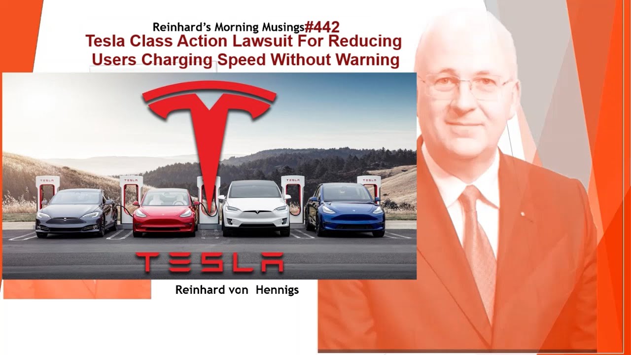 Tesla Class Action Lawsuit For Reducing Users Charging Speed Without