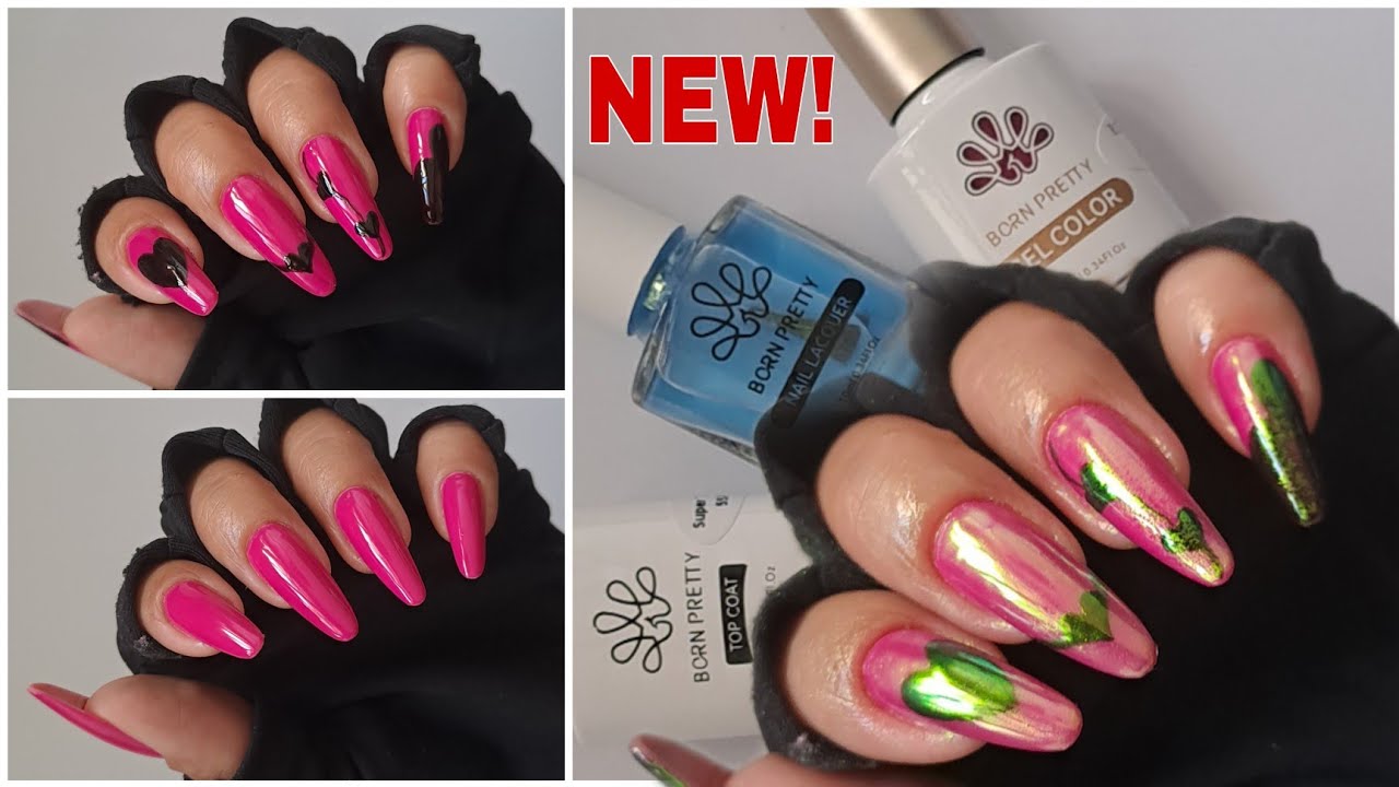 Bluesky Chrom-Nagelpulver Set - Pink, Lila, Silber, 3x5g Mit Applikatorpinsel - Für Metallic Nagelkunst, Vegan