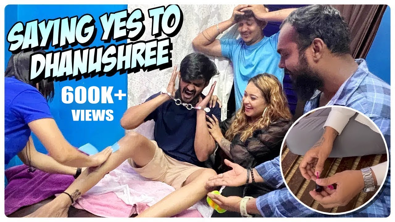 Listening to Dhanushree Wax Challenge | Samsameer_Insta | @dhanushree1771