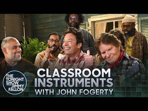 John Fogerty, Jimmy Fallon And The Roots Sing Lookin' Out My Back Door