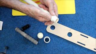 Using reticulation piping and fittings to set up a quick, easy quilting frame for small quilting processes.