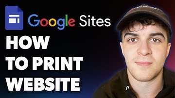 How to Print Google Sites Website (Full 2025 Guide)