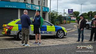 Whiteline Picketin Support Of Republican Political Prisoners, Lurgan, Co.armagh