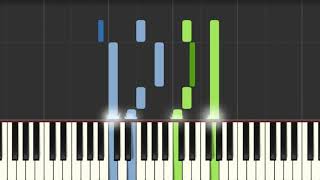 19th Century English Carol  God Rest Ye Merry, Gentlemen  [ Easy Piano Tutorial] Synthesia